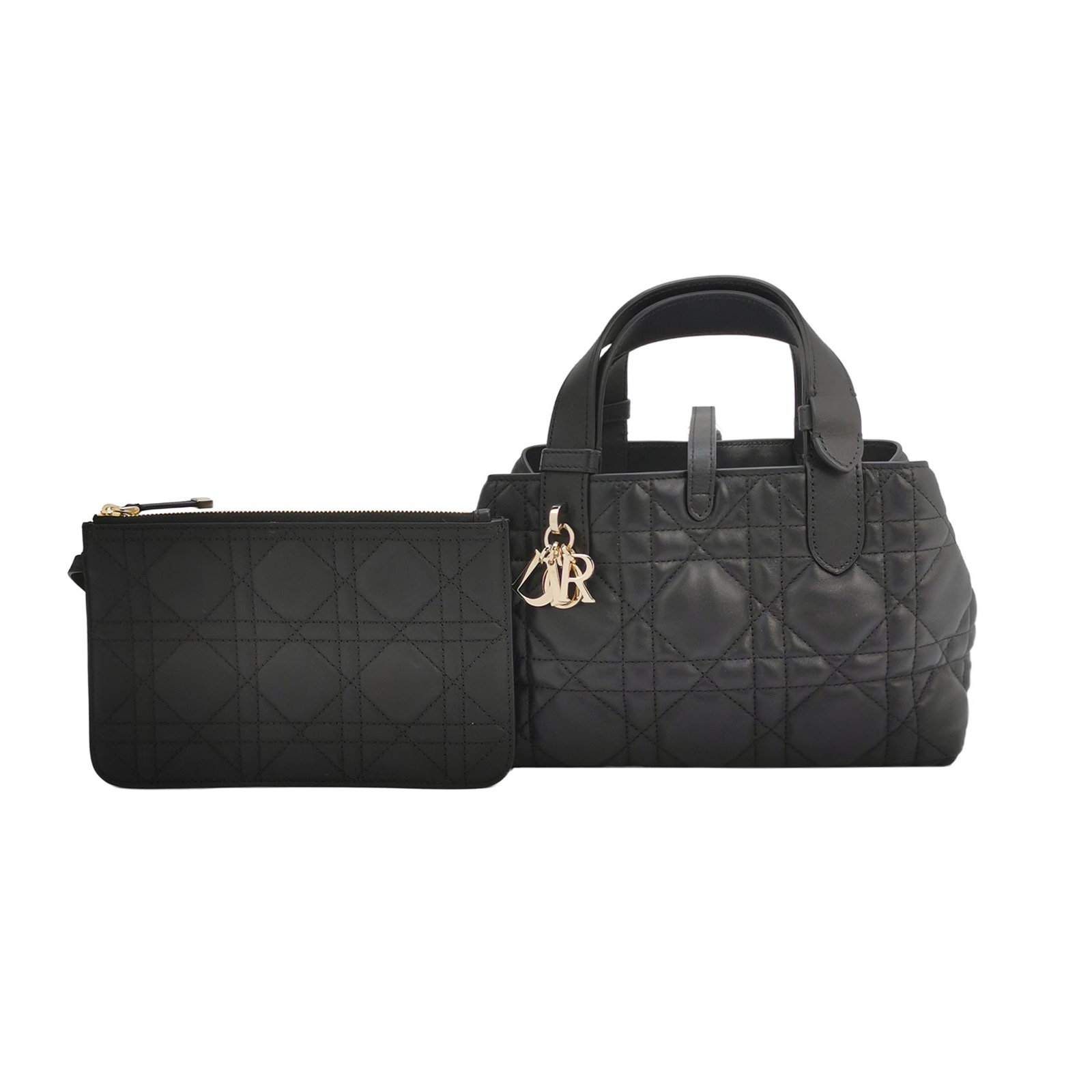 Christian Dior Toujours Tote Bag Macrocannage Quilt Calfskin