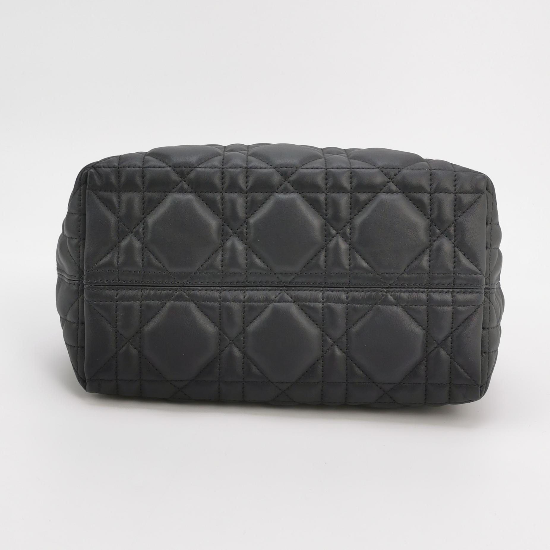 Christian Dior Toujours Tote Bag Macrocannage Quilt Calfskin