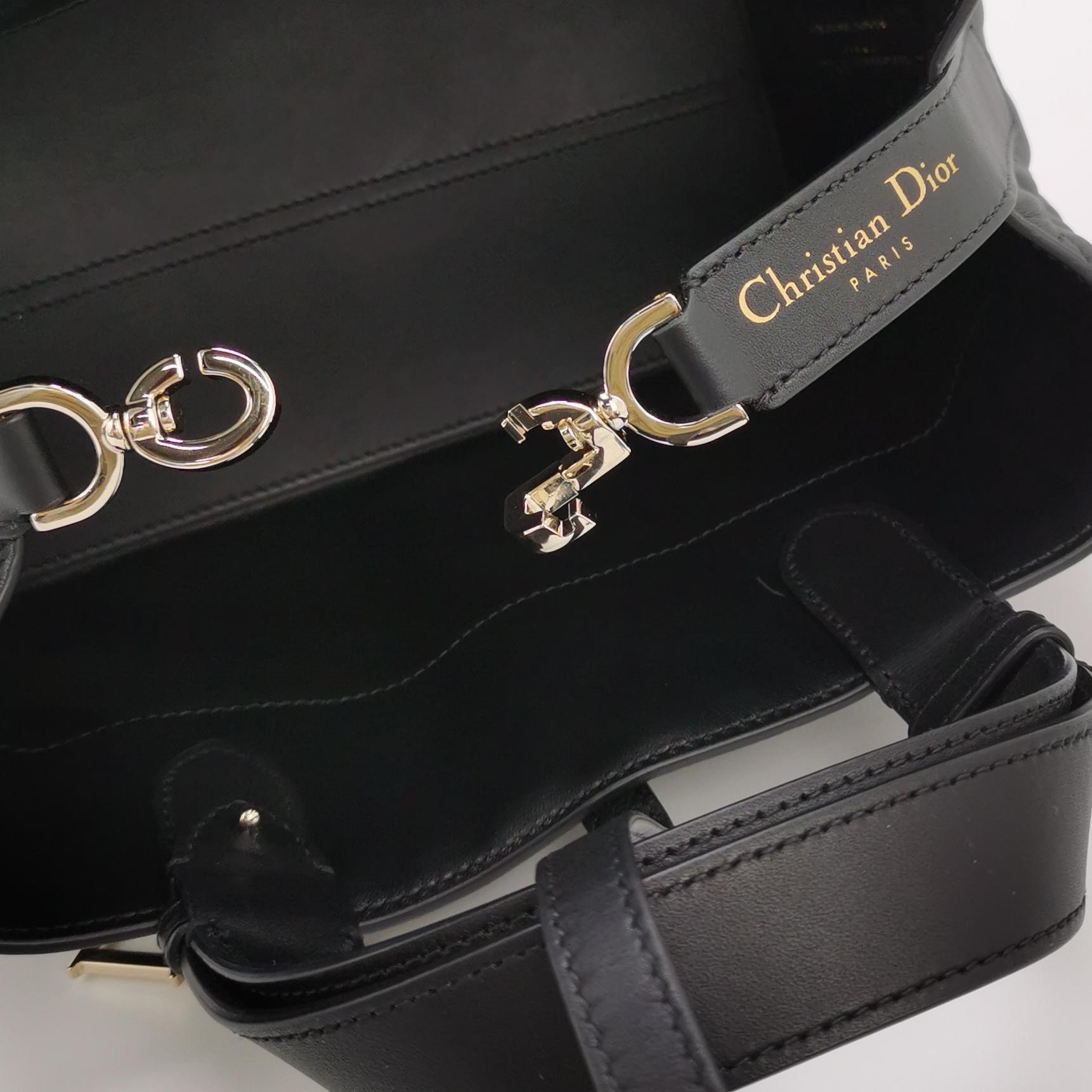Christian Dior Toujours Tote Bag Macrocannage Quilt Calfskin
