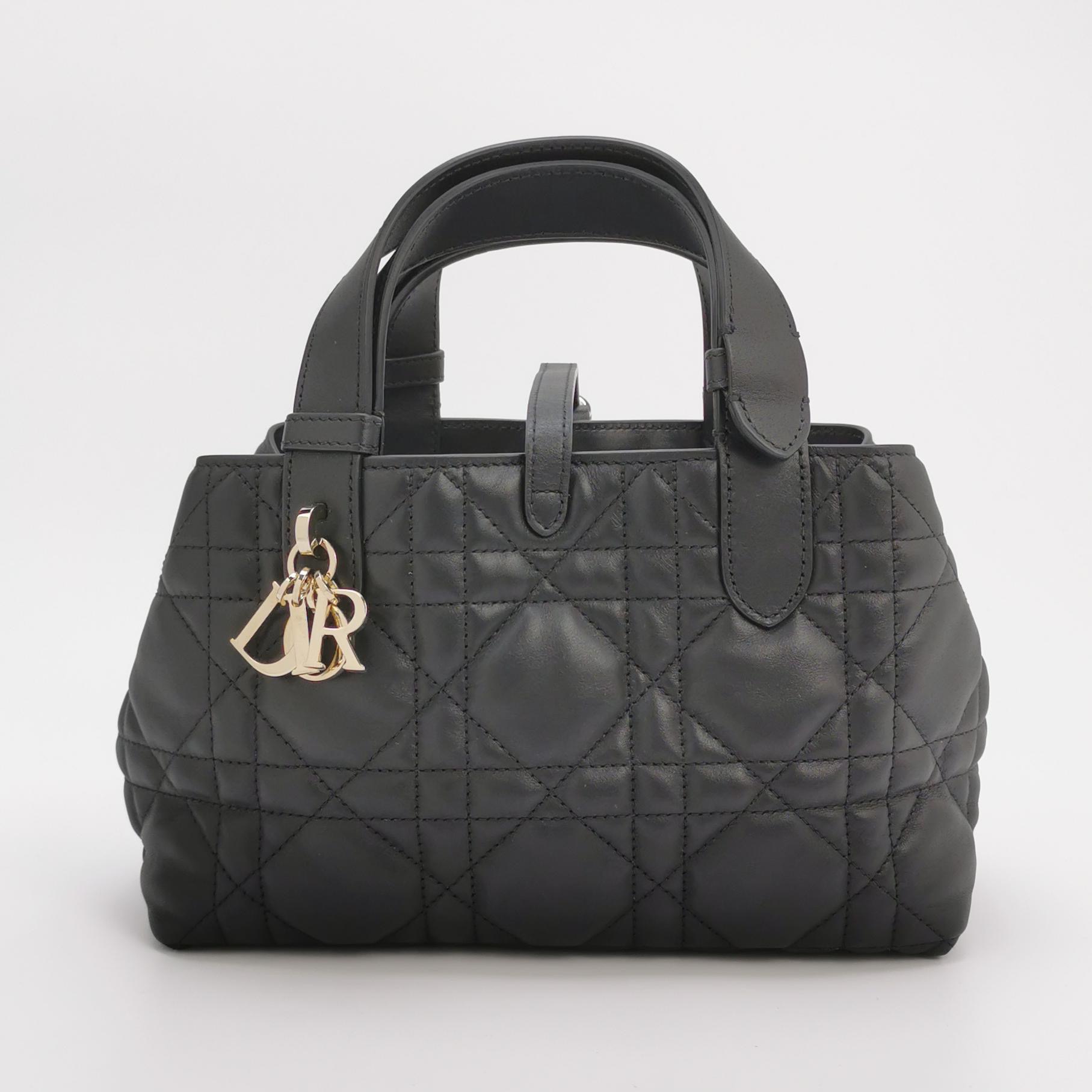 Christian Dior Toujours Tote Bag Macrocannage Quilt Calfskin