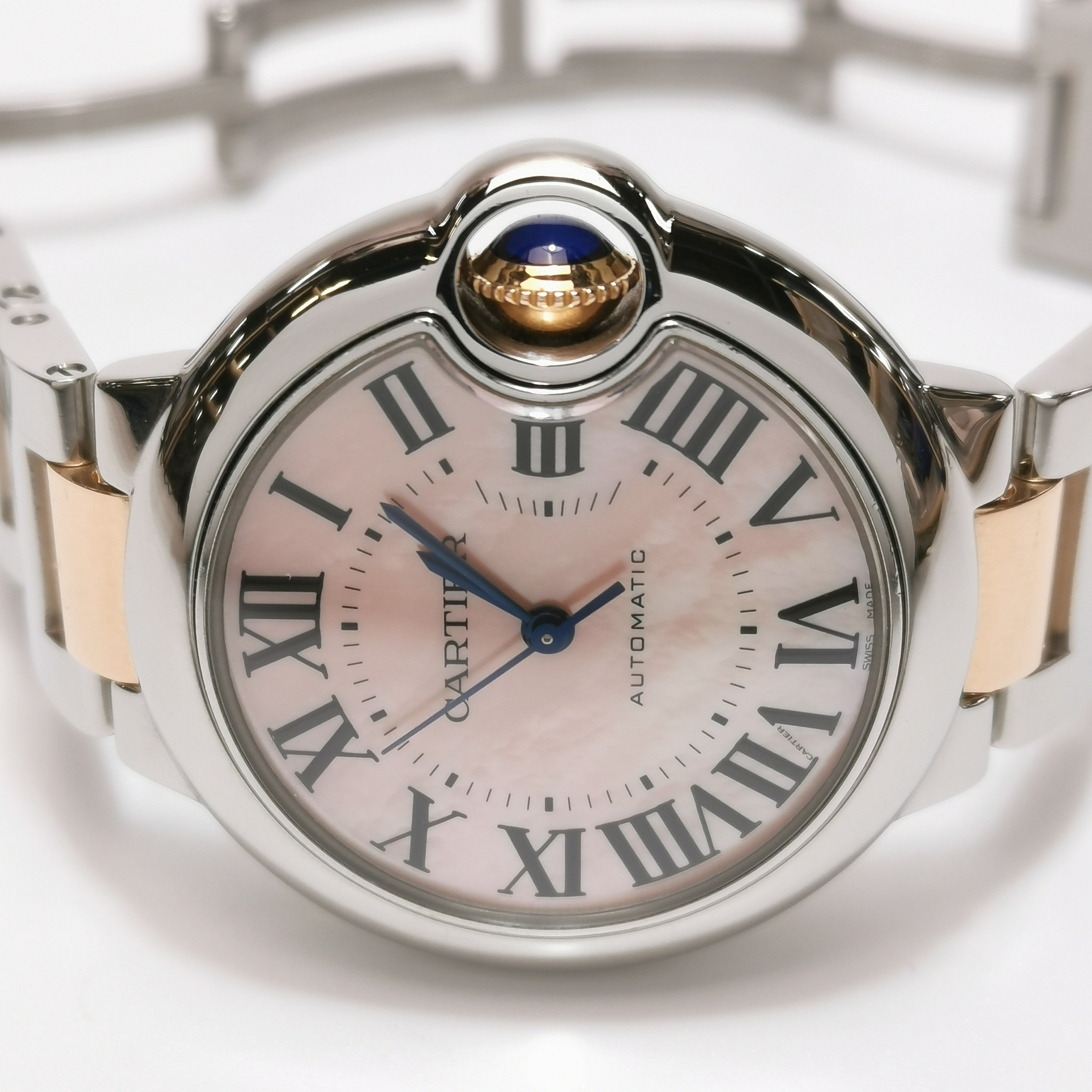 Cartier Ballon Bleu de Cartier Automatic Watch Stainless Steel and Yellow Gold 33 — photo 4 of 12