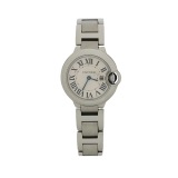 Cartier Ballon Bleu de Cartier Quartz Watch Stainless Steel with Diamond Bezel 28 — thumbnail 1
