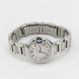 Cartier Ballon Bleu de Cartier Quartz Watch Stainless Steel with Diamond Bezel 28 — thumbnail 2