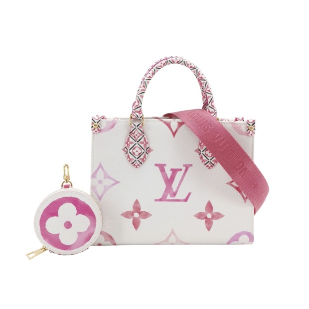 Louis Vuitton(LV) OnTheGo Tote By The Pool Monogram Watercolor Giant PM — pre-owned, Vierlot