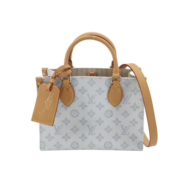 Louis Vuitton(LV) OnTheGo Pm Monogram Coated Canvas Blue — pre-owned, Vierlot