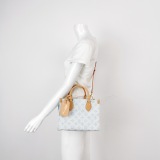 Louis Vuitton(LV) OnTheGo Pm Monogram Coated Canvas Blue — thumbnail 2