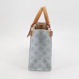 Louis Vuitton(LV) OnTheGo Pm Monogram Coated Canvas Blue — thumbnail 4