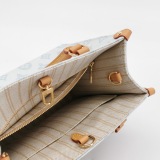 Louis Vuitton(LV) OnTheGo Pm Monogram Coated Canvas Blue — thumbnail 7