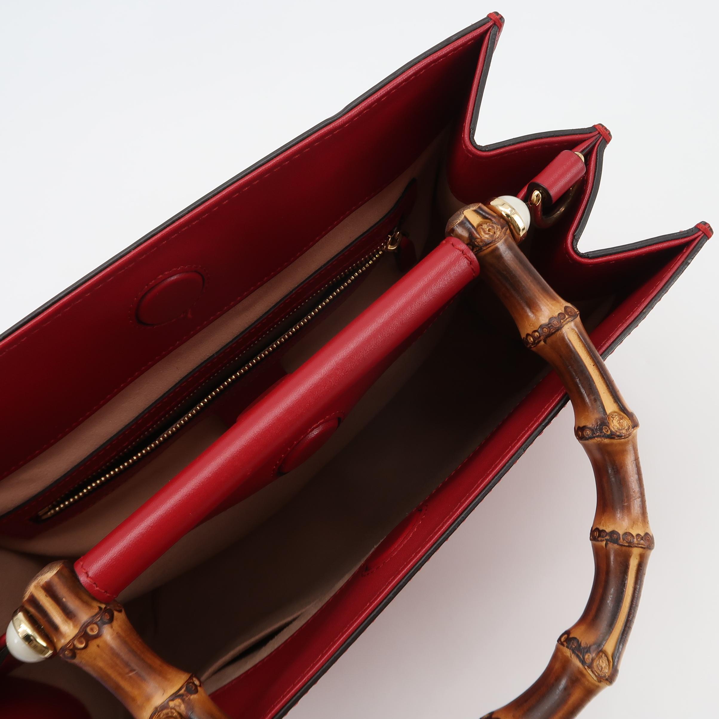 Gucci Nymphaea Top Handle Bag Leather Small — photo 7 of 25