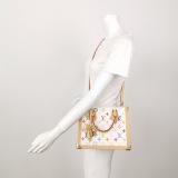 Louis Vuitton(LV) × Tm Onthego Pm Monogram Coated Canvas White — thumbnail 2