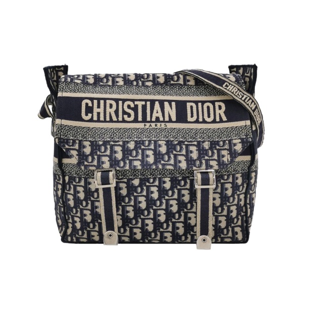 Christian Dior Diorcamp Messenger Bag Oblique Canvas — pre-owned, Vierlot