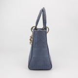 Christian Dior Lady D-Lite Bag Cannage Embroidered Canvas Medium — thumbnail 5