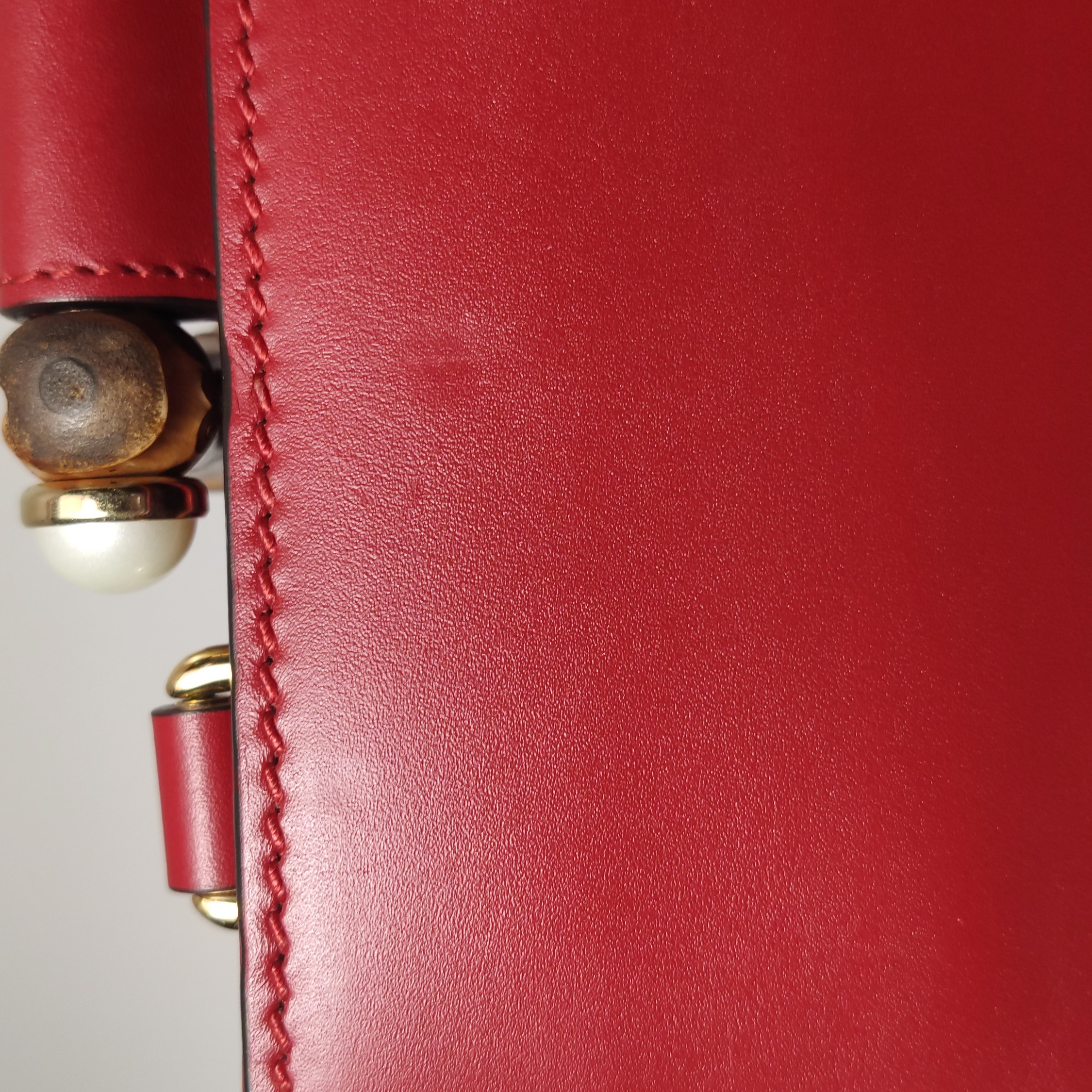 Gucci Nymphaea Top Handle Bag Leather Small — photo 14 of 25