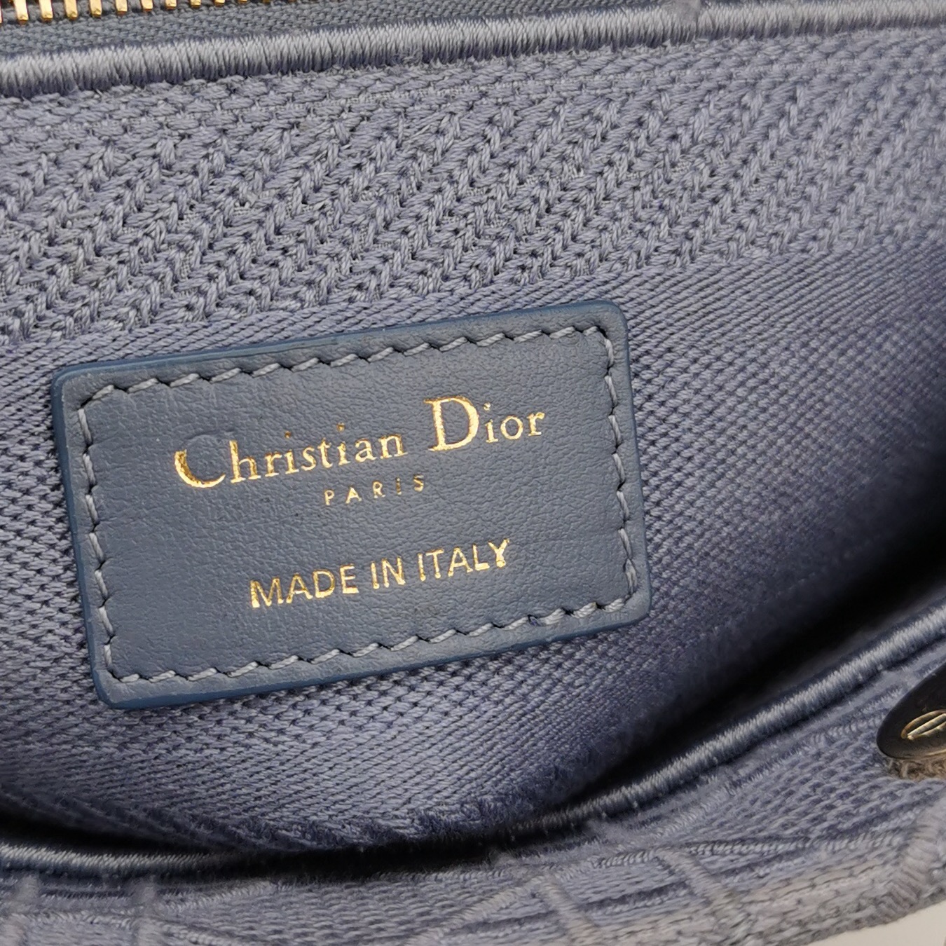 Christian Dior Lady D-Lite Bag Cannage Embroidered Canvas Medium — photo 8 of 15