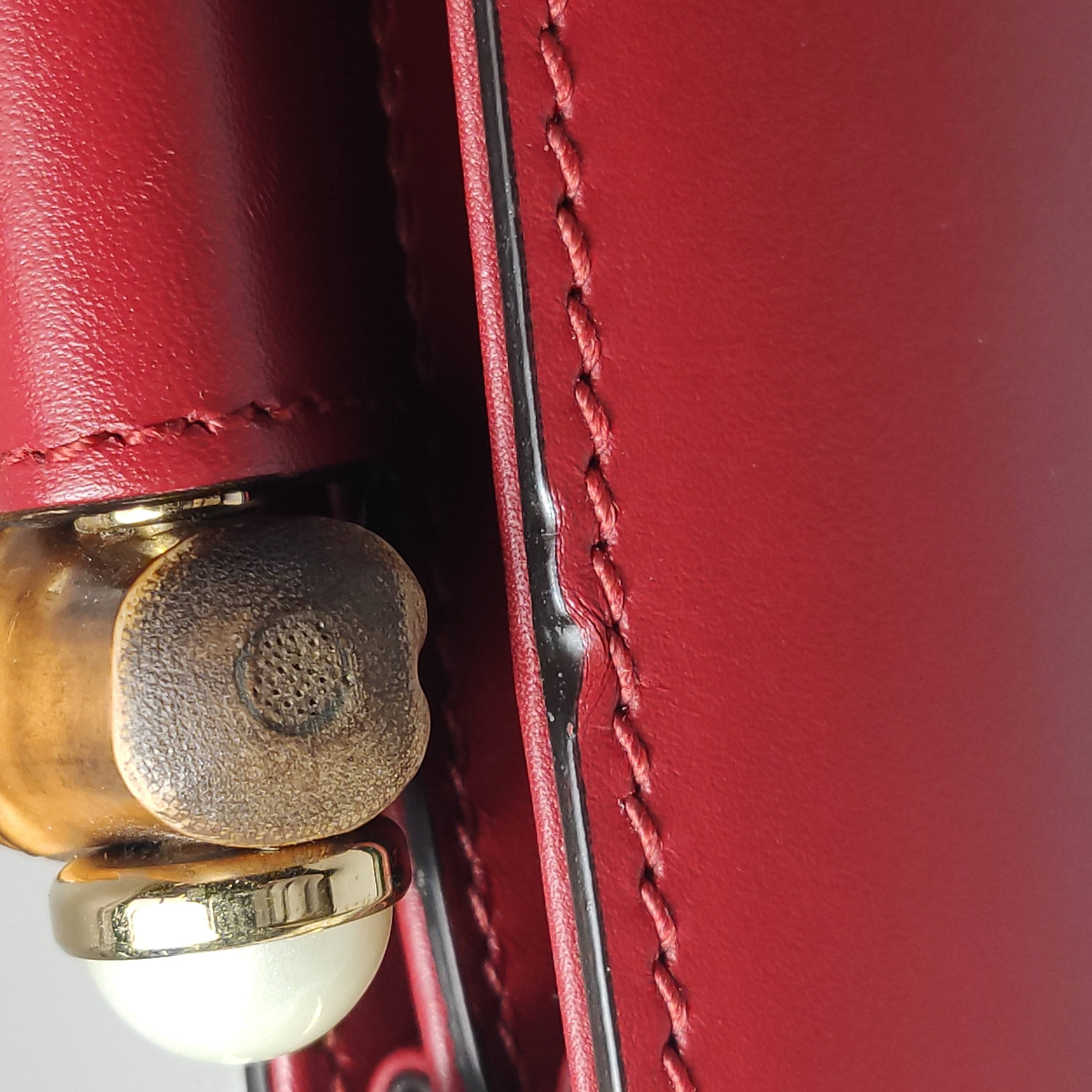 Gucci Nymphaea Top Handle Bag Leather Small — photo 15 of 25
