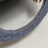 Christian Dior Lady D-Lite Bag Cannage Embroidered Canvas Medium — thumbnail 14