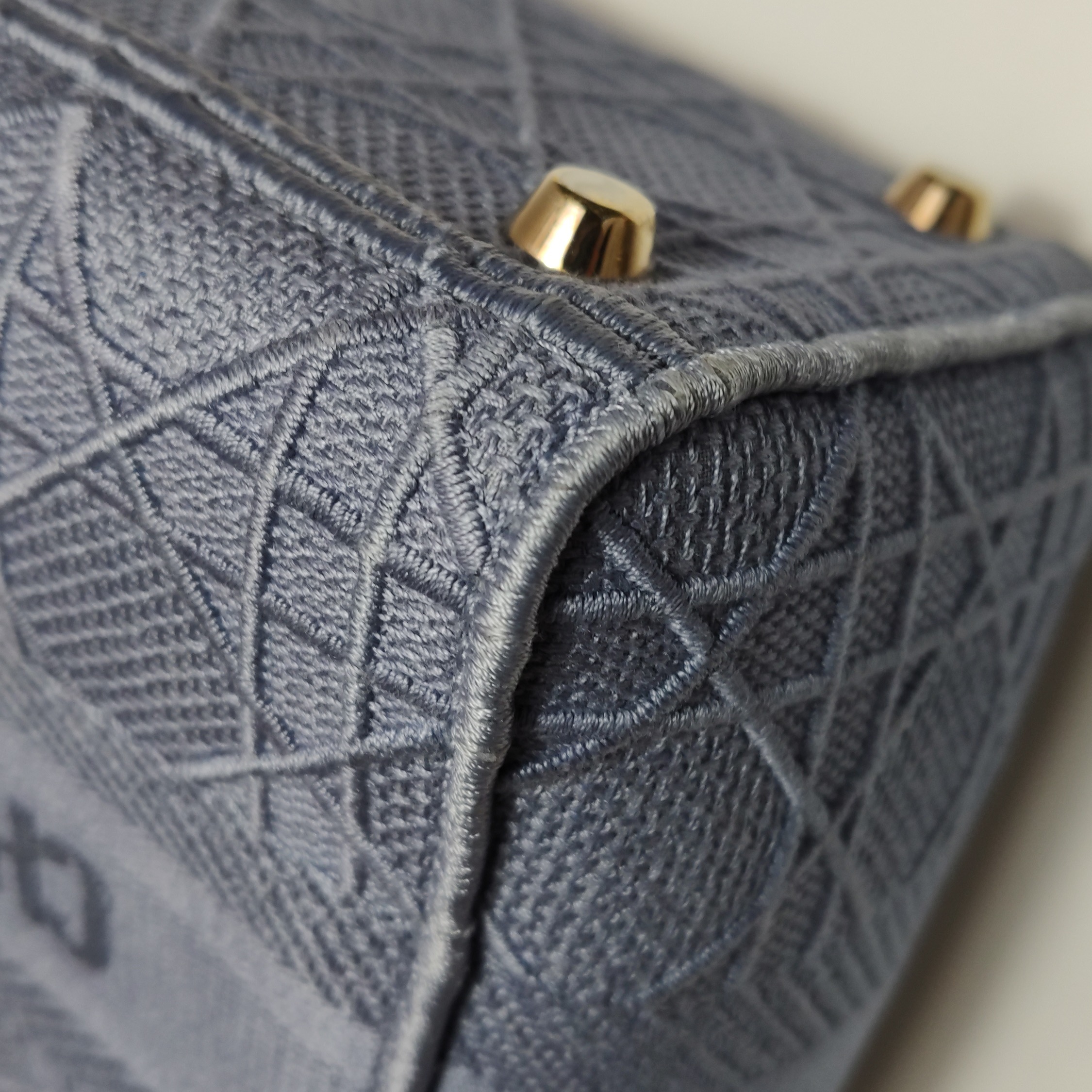 Christian Dior Lady D-Lite Bag Cannage Embroidered Canvas Medium — photo 13 of 15