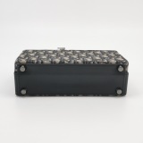 Dior Top Handle Clasp Lock Bag Oblique Canvas and Leather — thumbnail 6