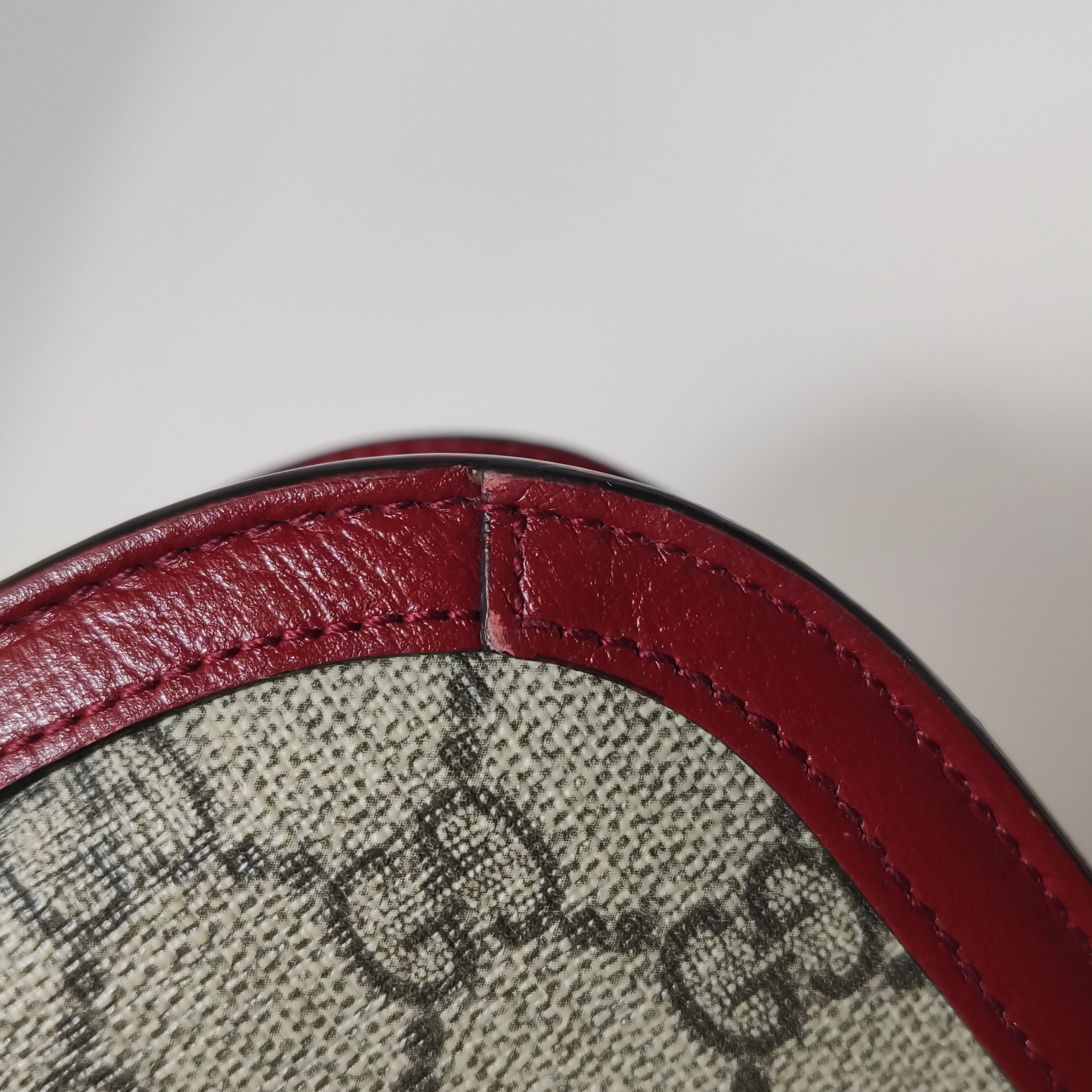 Gucci Horsebit 1955 Shoulder Bag GG Coated Canvas with Leather Small — photo 10 of 11