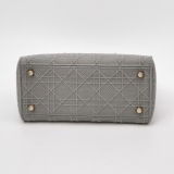 Christian Dior Lady D-Lite Bag Cannage Embroidered Canvas Medium — thumbnail 6