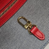Louis Vuitton(LV) OnTheGo Tote Damier and Monogram Patchwork Denim GM — thumbnail 9