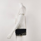 Christian Dior Saddle Chain Wallet Oblique Canvas — thumbnail 2