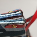 Louis Vuitton(LV) OnTheGo Tote Damier and Monogram Patchwork Denim GM — thumbnail 13