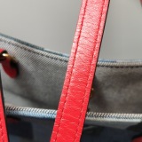 Louis Vuitton(LV) OnTheGo Tote Damier and Monogram Patchwork Denim GM — thumbnail 15
