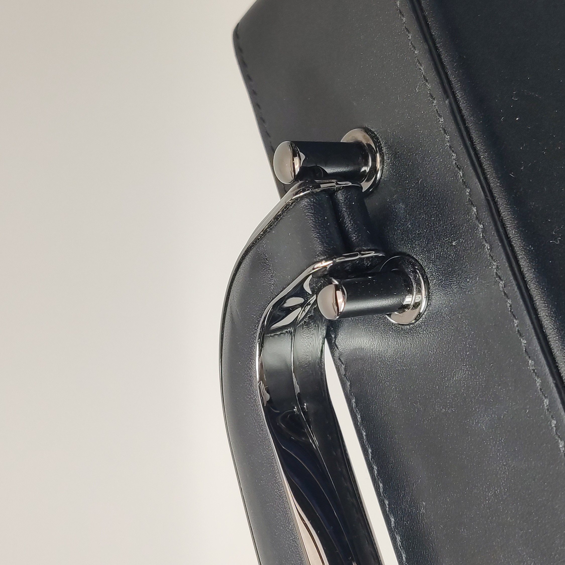Dior Top Handle Clasp Lock Bag Oblique Canvas and Leather — photo 17 of 25