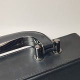 Dior Top Handle Clasp Lock Bag Oblique Canvas and Leather — thumbnail 17