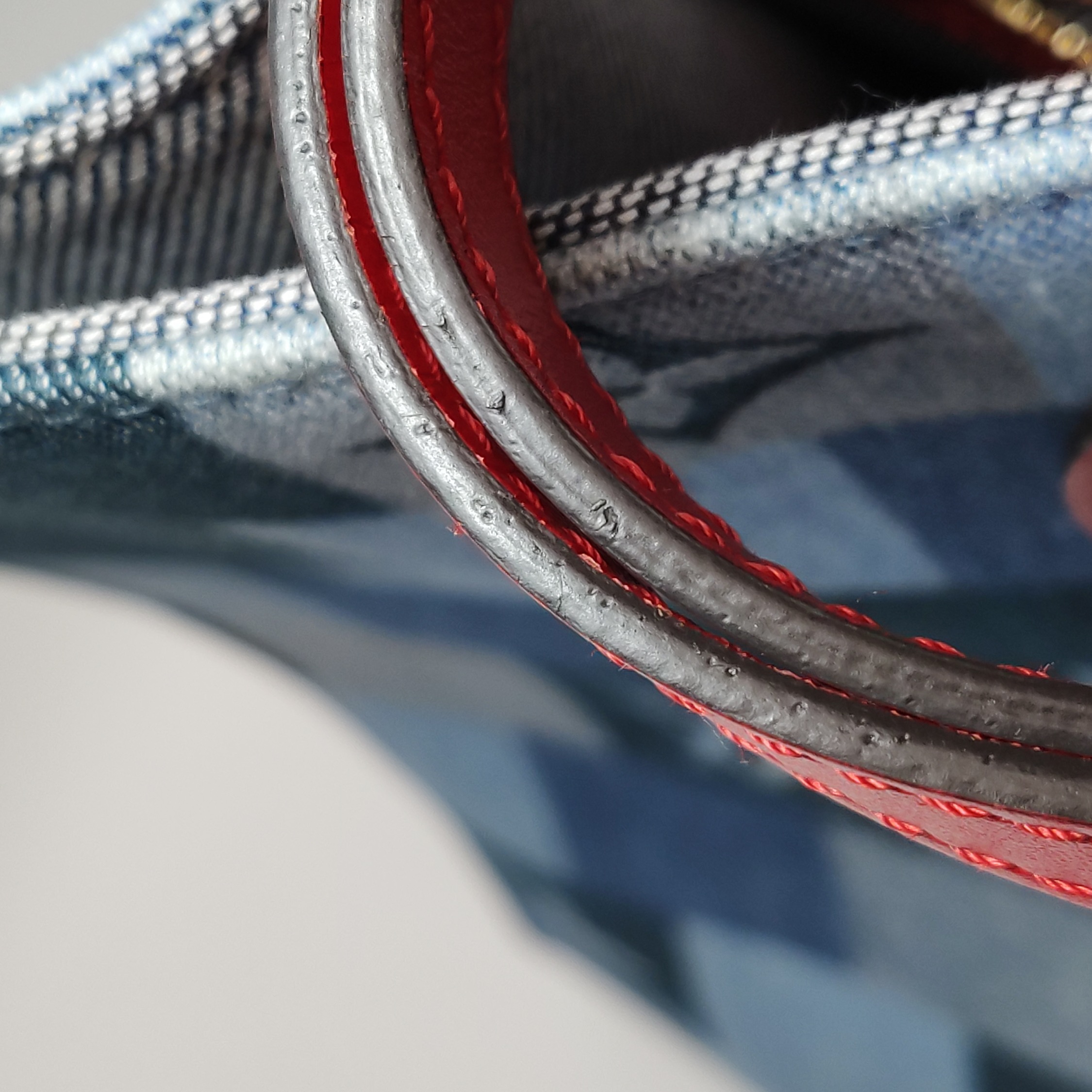 Louis Vuitton(LV) OnTheGo Tote Damier and Monogram Patchwork Denim GM — photo 14 of 16