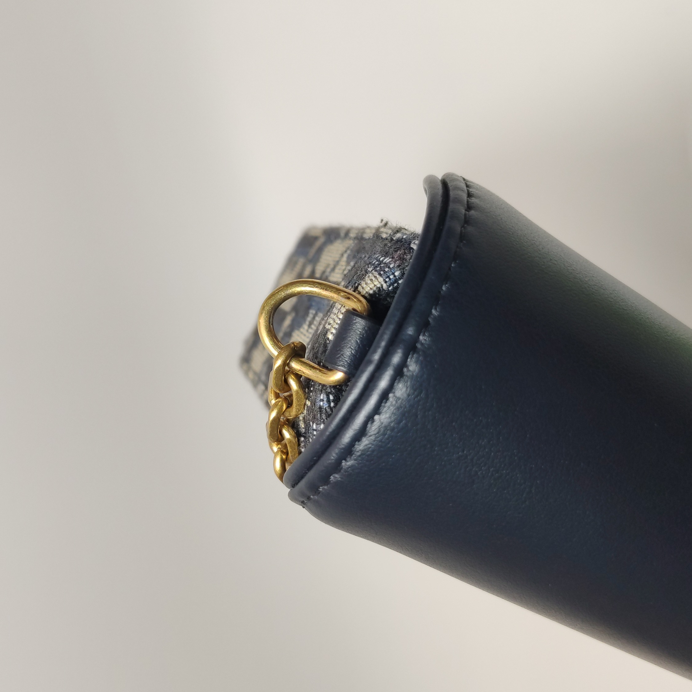 Christian Dior Saddle Chain Wallet Oblique Canvas — photo 12 of 12
