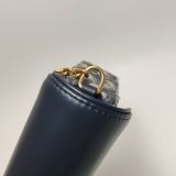 Christian Dior Saddle Chain Wallet Oblique Canvas — thumbnail 12