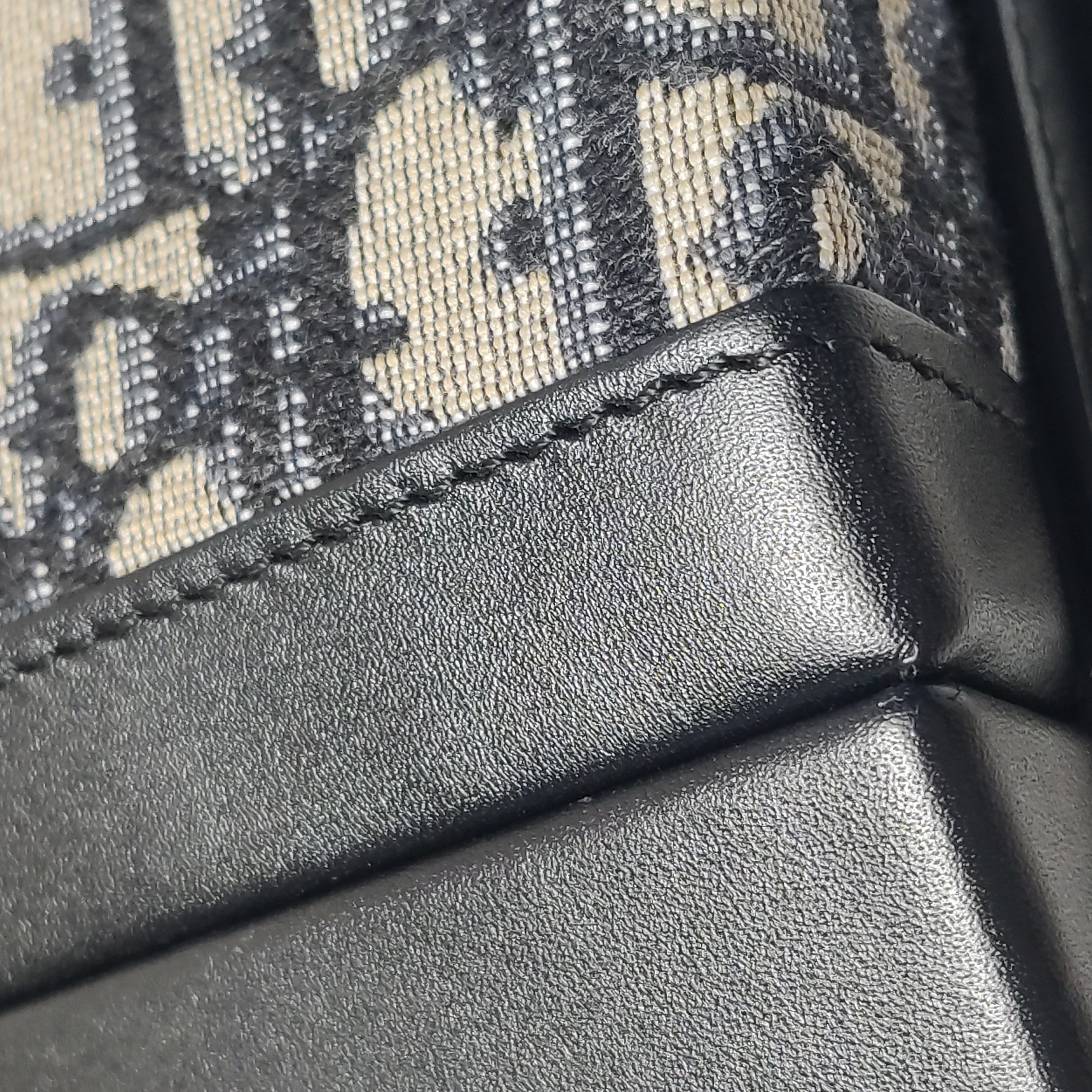 Dior Top Handle Clasp Lock Bag Oblique Canvas and Leather — photo 12 of 25