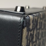 Dior Top Handle Clasp Lock Bag Oblique Canvas and Leather — thumbnail 15