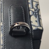 Dior Top Handle Clasp Lock Bag Oblique Canvas and Leather — thumbnail 19