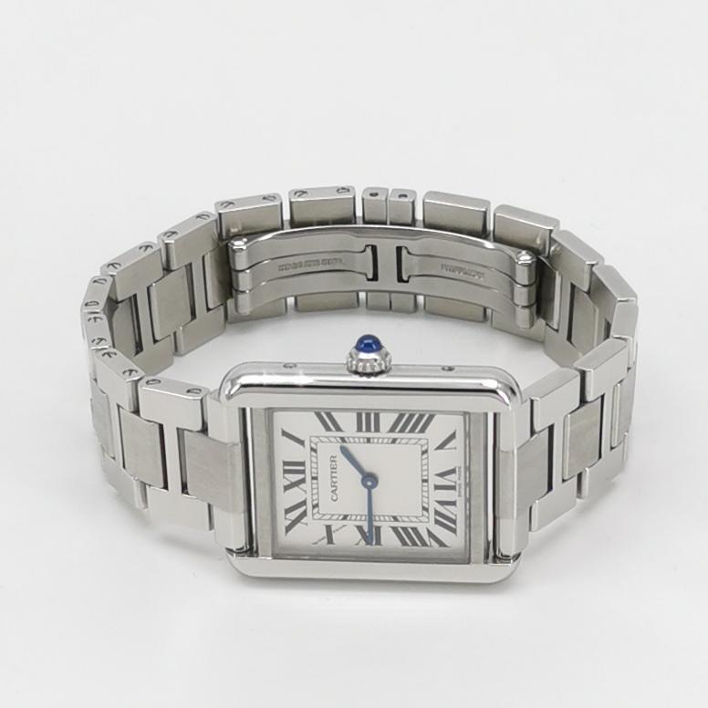 Cartier Tank Solo Quartz Watch Stainless Steel 24 — alternate view