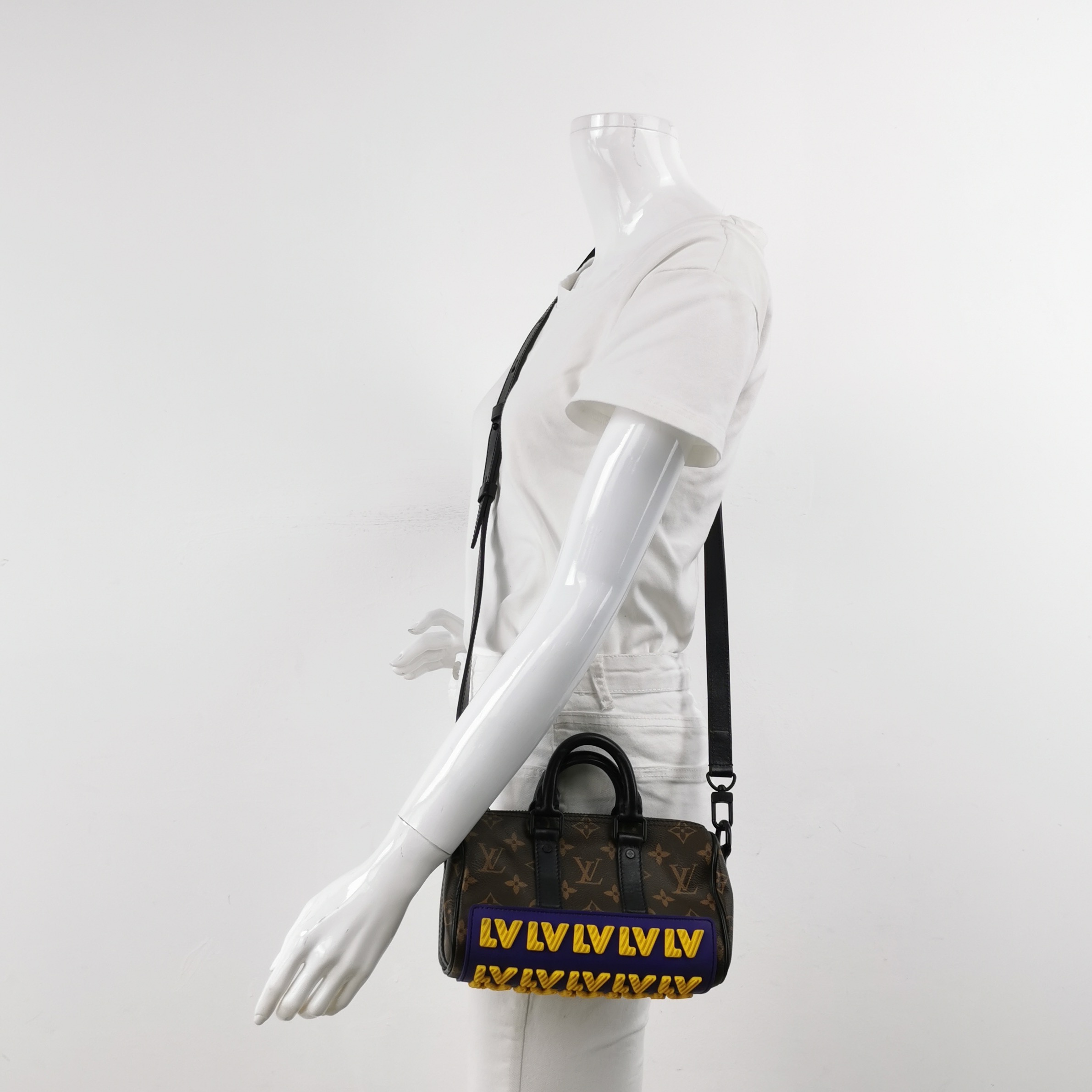 Louis Vuitton(LV) Monogram rubber Keepall XS — alternate view