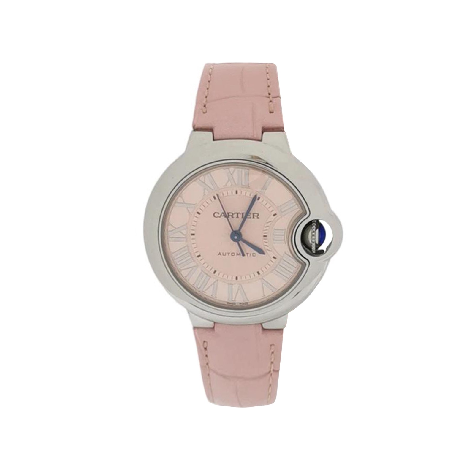 Cartier Ballon Bleu de Cartier Automatic Watch Stainless Steel and Alligator 33 — photo 1 of 15