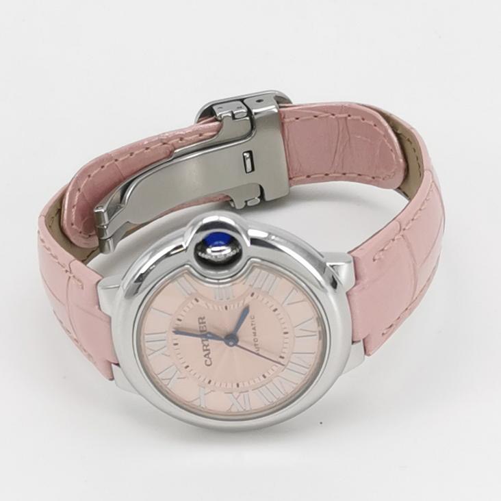 Cartier Ballon Bleu de Cartier Automatic Watch Stainless Steel and Alligator 33 — photo 2 of 15