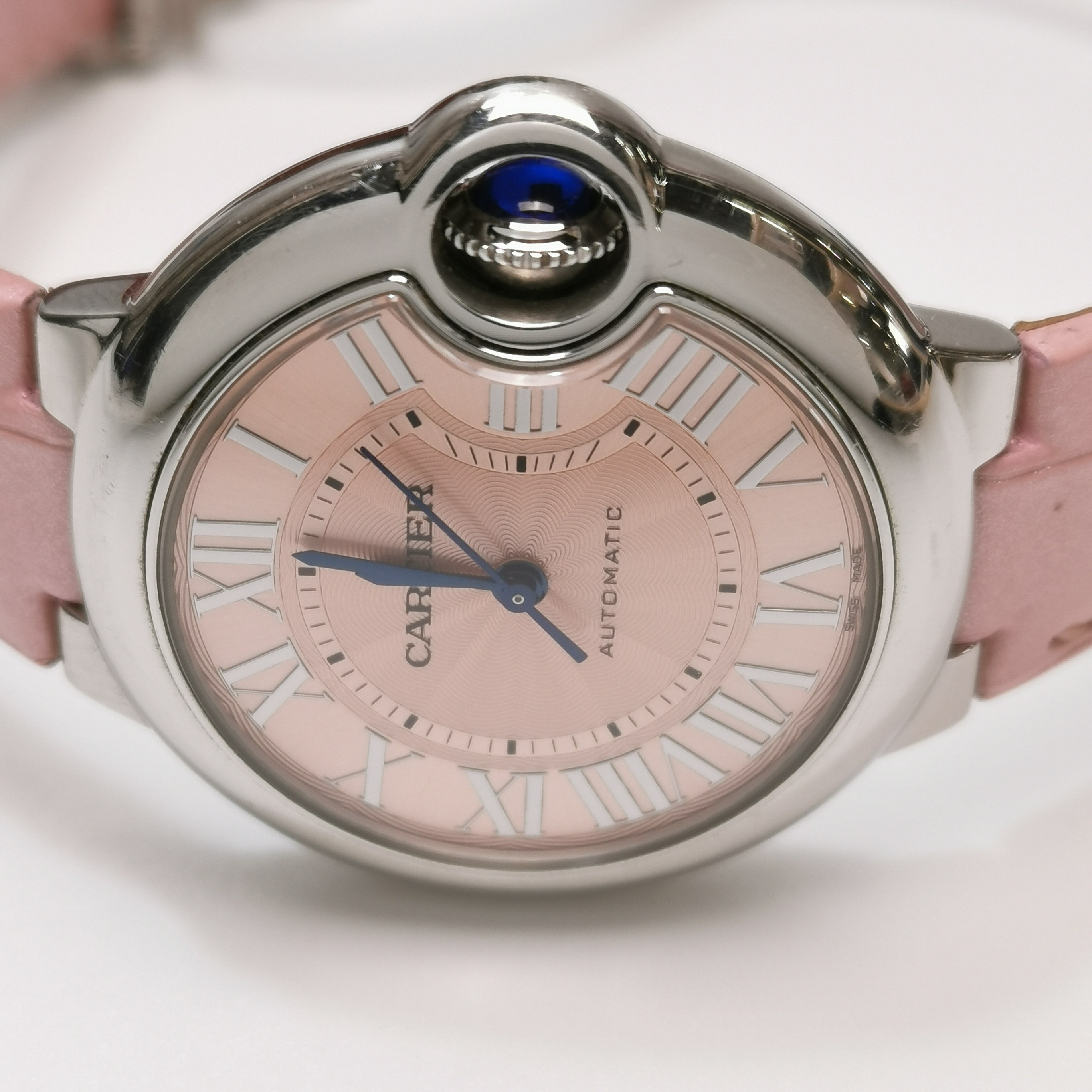 Cartier Ballon Bleu de Cartier Automatic Watch Stainless Steel and Alligator 33 — photo 3 of 15
