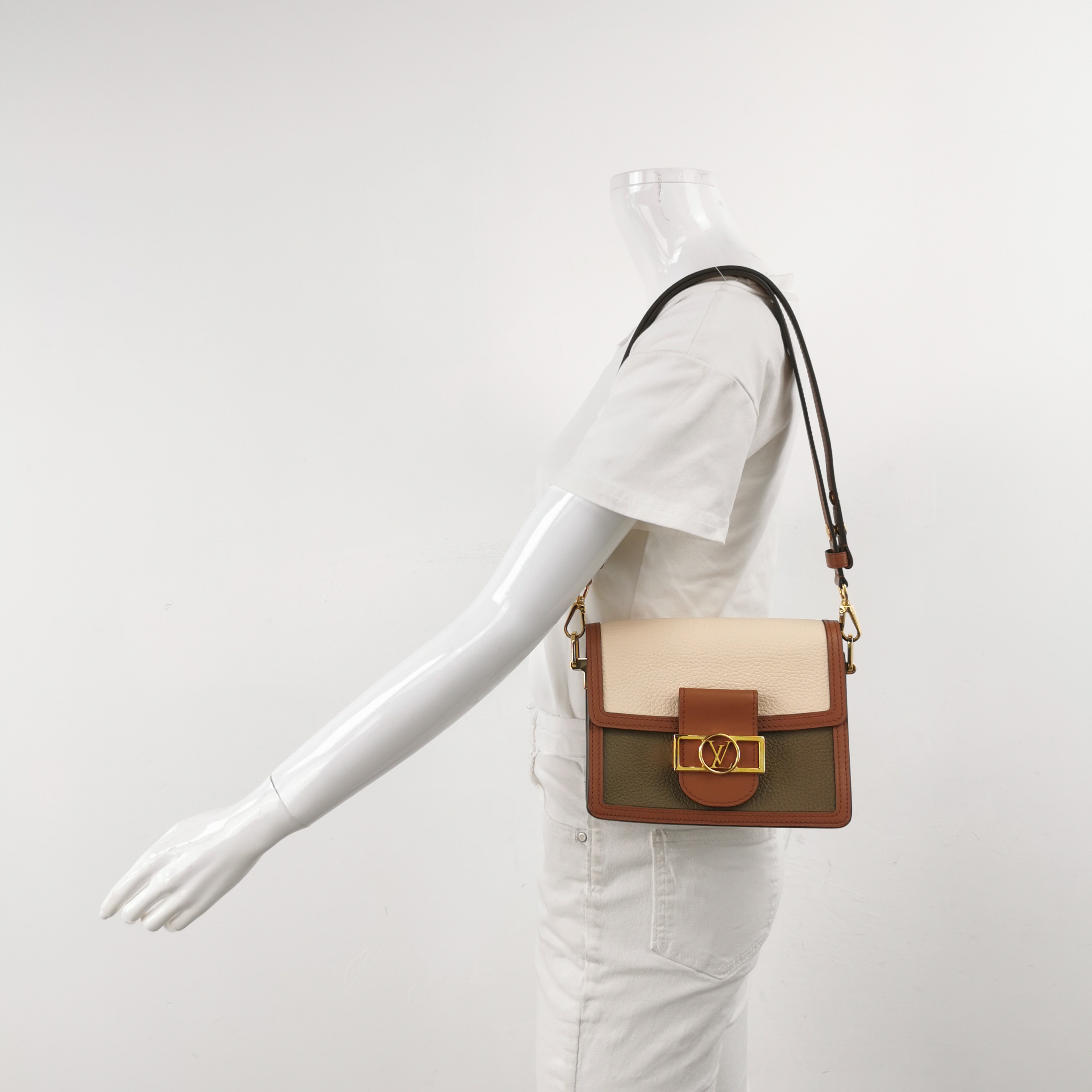 Louis Vuitton(LV) Dauphine Shoulder Bag Reverse Monogram Canvas Mini — alternate view