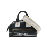 Christian Dior Vibe Zip Bowling Bag Leather Small — thumbnail 1