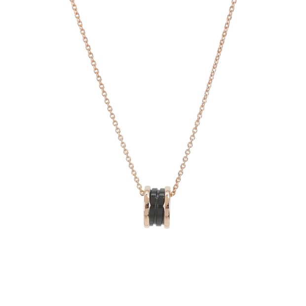 Bvlgari B.Zero1 Pendant Necklace 18K Rose Gold and Ceramic — pre-owned, Vierlot