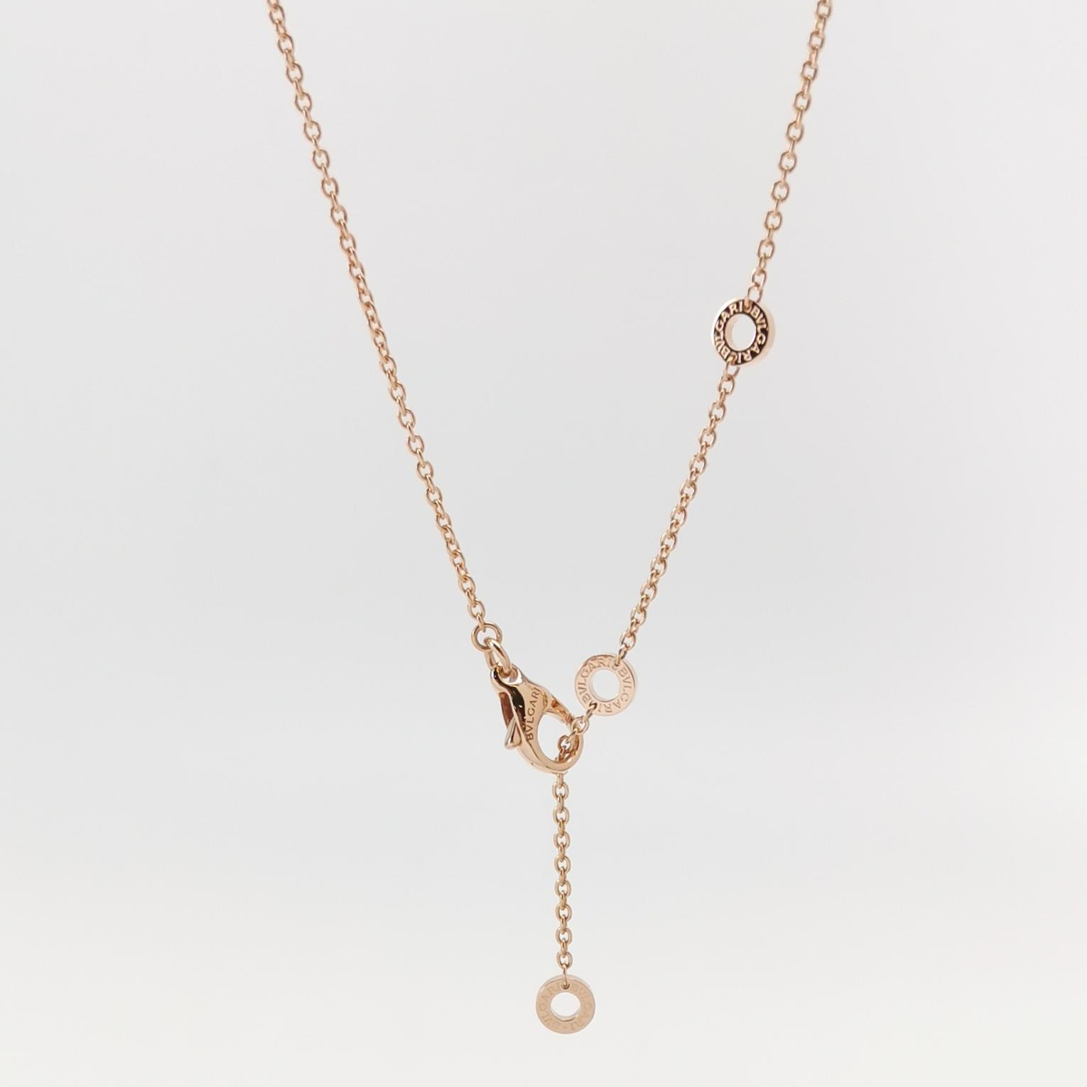 Bvlgari B.Zero1 Pendant Necklace 18K Rose Gold and Ceramic — photo 3 of 6