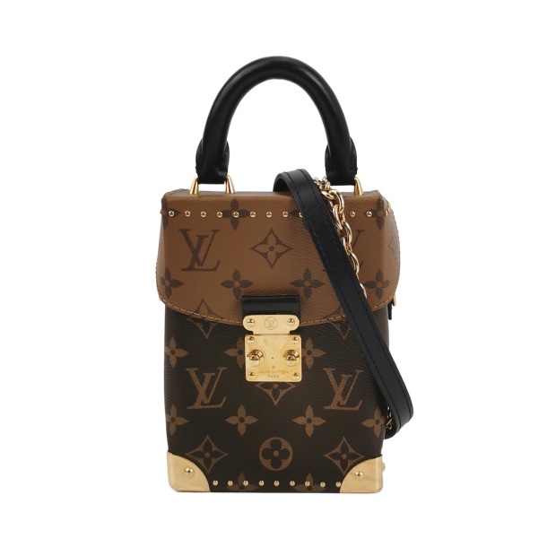Louis Vuitton(LV) Camera Box NM Handbag Studded Reverse Monogram Canvas — pre-owned, Vierlot