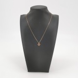 Van Cleef & Arpels Sweet Alhambra Pendant Necklace 18K Rose Gold and Carnelian — thumbnail 2