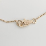 Van Cleef & Arpels Sweet Alhambra Pendant Necklace 18K Rose Gold and Carnelian — thumbnail 5