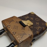 Louis Vuitton(LV) Camera Box NM Handbag Studded Reverse Monogram Canvas — thumbnail 8