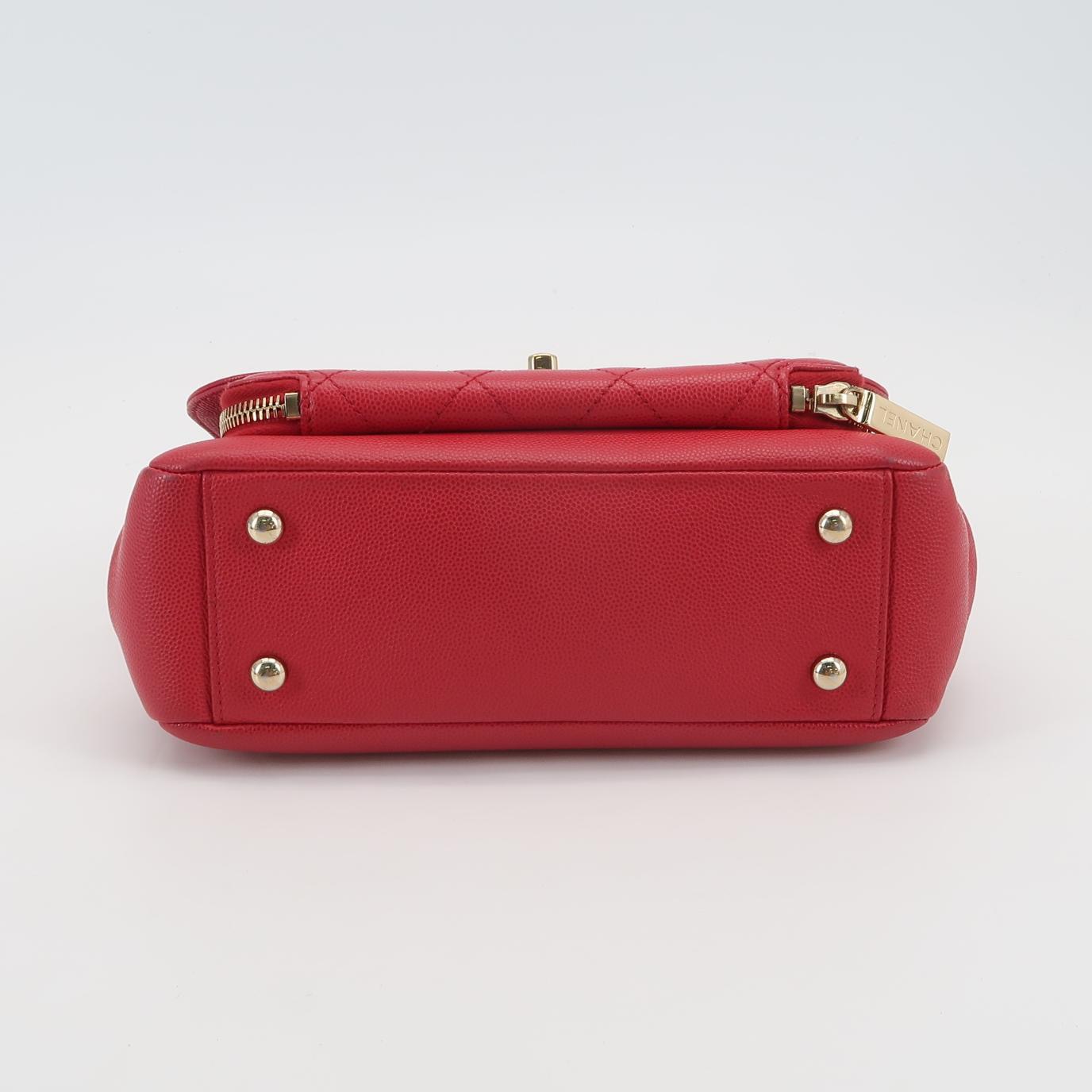 Chanel Business Affinity Flap Bag Quilted Caviar Small